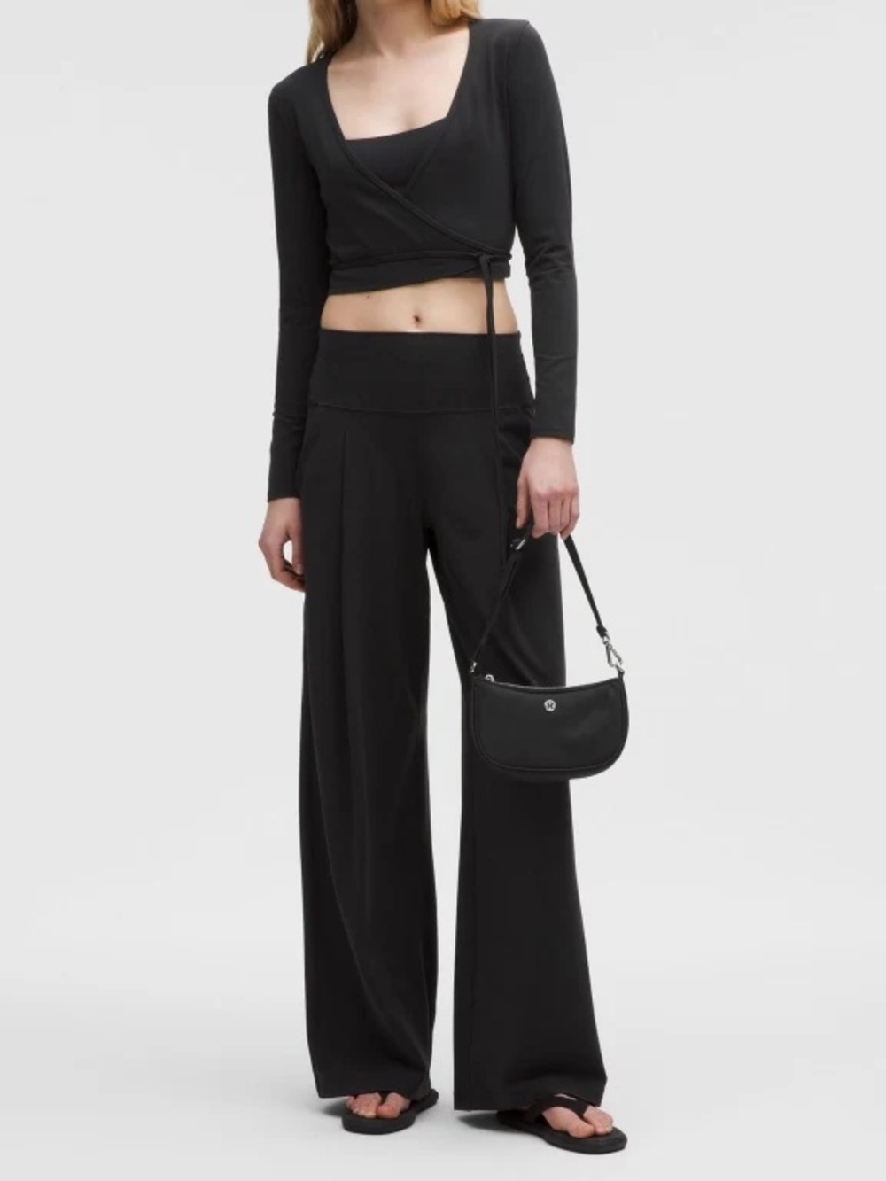 Lululemon Align Palazzo Pant - Short - Black - Size 4